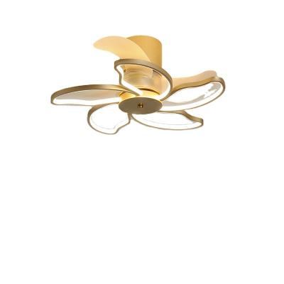 China Breezelux Ventilador De Techo Decorativo Modern Remote Control Indoor Decorative Indoor Ceiling Fan for sale