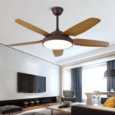 China Modern Small Size AC Motor 70w ABS Energy Saving Blades 44 Inch Modern Decorative Led Ceiling Fan Light for sale