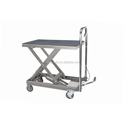 China Hydraulic Storage Lift Table Trolley for sale