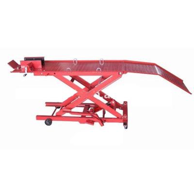 Китай 450kgs China hydraulic motorcycle lift for sale for workshops 175x50cm продается