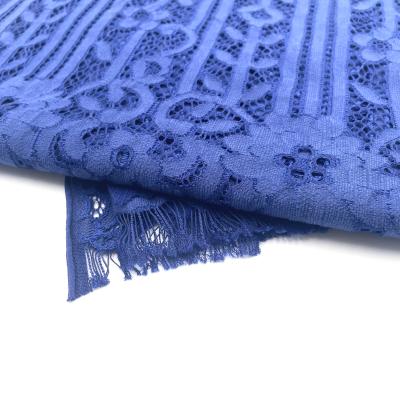 China New Design 2022 Viable Factory Price Flower Nylon Lace Trim Fabric For Clothing for sale