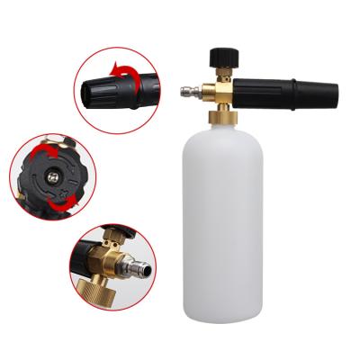 China Cleansing Snow Foamer Cannon 1L Foam Spray Gun Car Wash Foamer Snow Lance Oem for sale