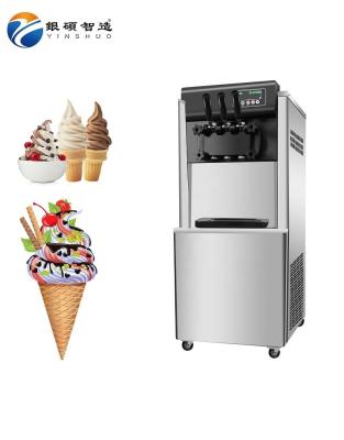 China Chinese Ice Cream Machine Liquid Nitrogen Ice Cream Machine Bakery 220v 50hz Factory Factory Maker Soft Ice Cream Machine for sale