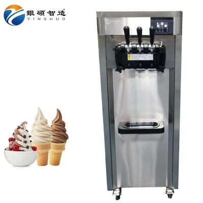 China Bakery YINSHUO BQC-1800 3 Flavor Automatic MAQUINA DE HELADOS SOFT Ice Cream Maker for sale