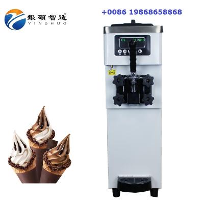 China Snack factory BQM-120 WHITE color tabletop ice cream making machine soft ice cream machine ice cream maker maker for sale