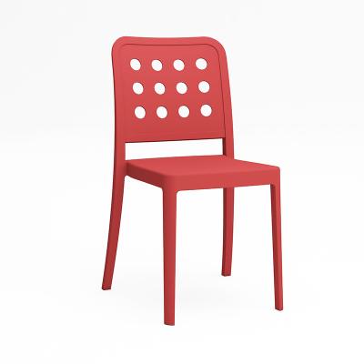 China Cooling Stackable Plastic Dining Chairs for sale