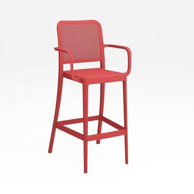 China French Nordic Bistros Commercial Bar Stool Plastic Umpire Chairs For Dining Room, Outdoor And Indoor Use Chairs Use for sale