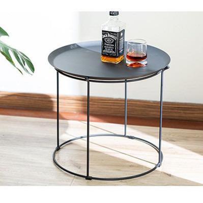 China Minimalist modern design selling well high quality metal bar table cafe furniture maker metal side table for sale