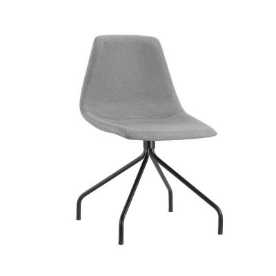 China Cooling Nice Storange Furniture Color PP Seat Foam Cushion Metal Legs Office Home Leisure Dining Chair for sale