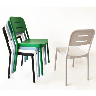 China Factory direct sale high quality industrial outdoor armles plastic furniture china goods stacking restaurant chairs with good price for sale