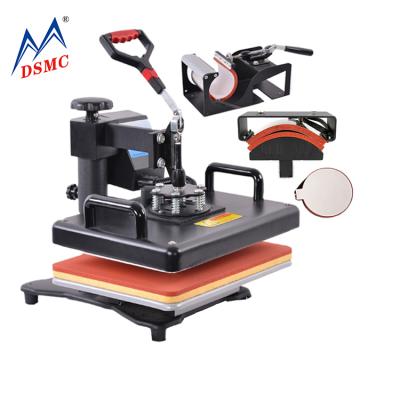 China Garment Shops Guangzhou 8 in 1 T Shirt Combo Sublimation Heat Press Machine for sale