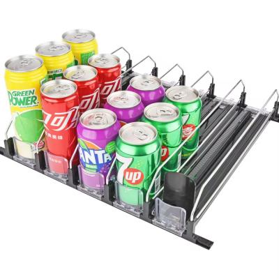 China Bottled Soda Can Drink Dispenser Organizer for Refrigerator for sale