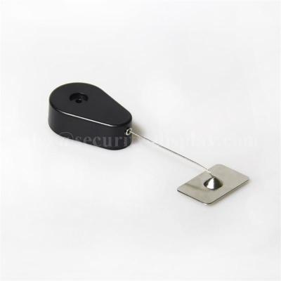 China Teardrop Pullbox Anti Theft Tether with Adhesive Metal Plate Endfitting for sale