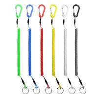 Cina Strumento Lanyard Clear Green Color Bearing 30KG del cavo arrotolato di acciaio inossidabile 304 in vendita