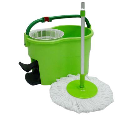 China Sustainable New Style High Quality Dry Spinning Magic Mop With Firm Spinning Bucket for sale