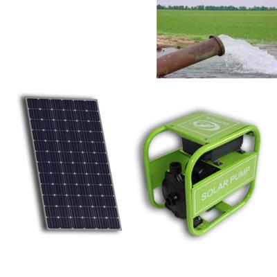 China 6000L 1.5hp Irrigation Agriculture High Pressure DC Solar Water Pump Solar Power Booster Water Pump Solar Submersible Pump for sale