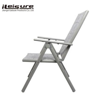 China Outdoor Portable Cheap Foldable Chair Fabric Garden Chair Patio Textlene Handy Chair for sale