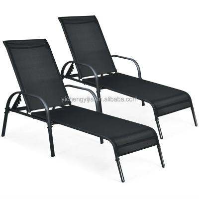 China Portable Lounge Chair Beach Aluminum Outdoor Pool Furniture Sun Lounger for sale