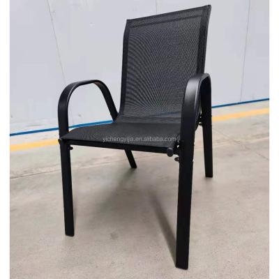 China KD Structure Steel KD Frame Dining Chairs For Bistros Black Chairs Mail Order for sale