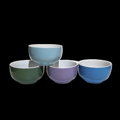 China LOGO CUSTOMIZED CERAMIC COLOR GLAZED CUSTOMIZED COLORFUL SOUP BOWL SALAD BOWL TABLEWARE BOWL for sale