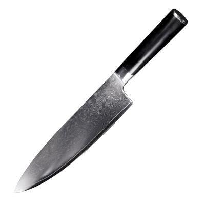 China Best Viable Professional Low Price 8 Inch Damascus Group of Ten Handle Chef Knife Kitchen Knife for sale