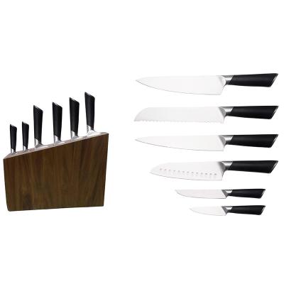 China Amazon Best Viable Selling Stainless Steel ABS Handle 6 Pcs Kitchen Knife Set for sale