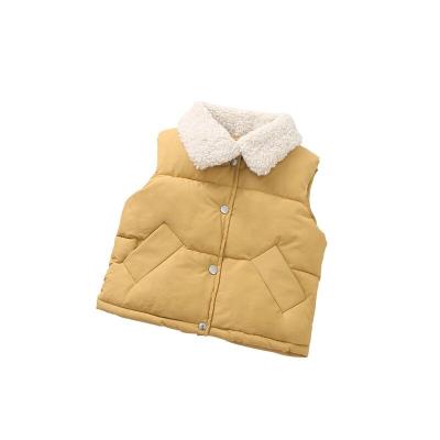 China New Arrival Sustainable Winter Clothes Fashion Kids Vest Popular Multi Color Ultra Light Girls Boy Polyester Vest for sale