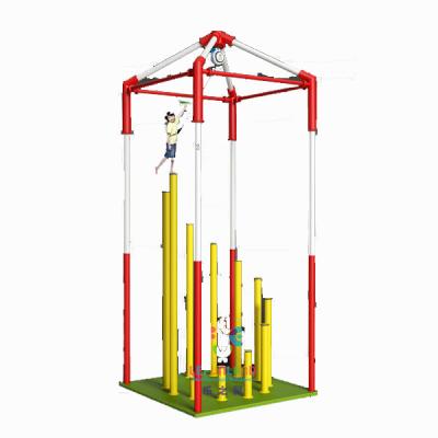 China China Supplier Lefunland Kids Steel Climbing Equipment Indoor Kid Play Mountaineering Wall for sale