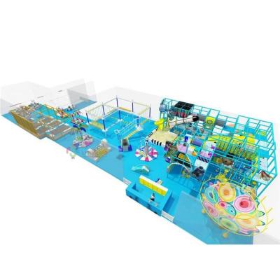 China Large Inflatable Playground Funny Kids Play Structures Deign Toddler Indoor Games Play Ground Equipment System for sale