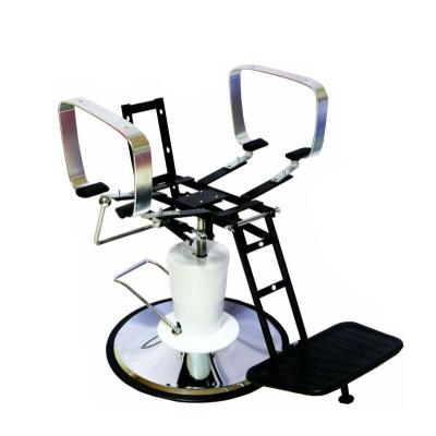 China Traditional QCP-F05 Barber Chair Frame Stainless Steel View for sale