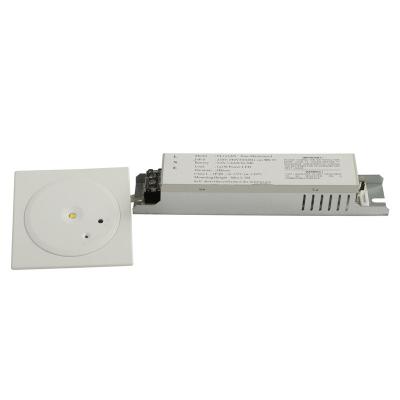 China Escape Ni-MH Battery Ceiling Recessed Rechargeable LED Emergency Downlight for sale