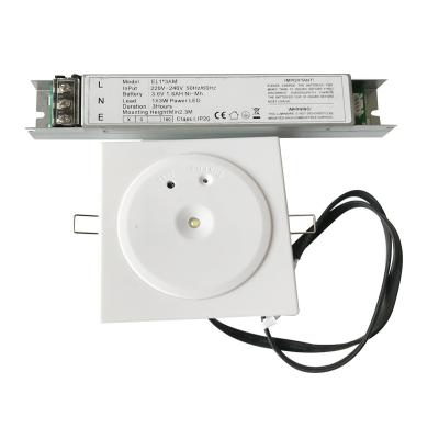 China Escape Battery Back Up Ceiling Recessed LED Light Rechargeable Emergency for sale