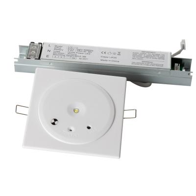 China Escape Ceiling Recessed LED Rechargeable Emergency Emergency Light for sale