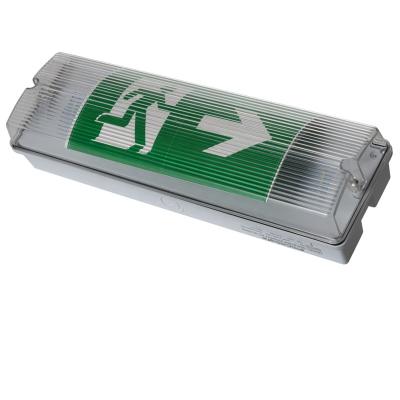 China Outdoor Indoor Waterproof Emergency Lighting IP65 3W Rechargeable Battery Holder Escape Lighting for sale