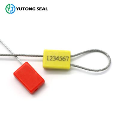 China Railway Cars High Security Container Cable Seal Truck Door Cable Seal Adjustable Cable Seal YTCS207 for sale