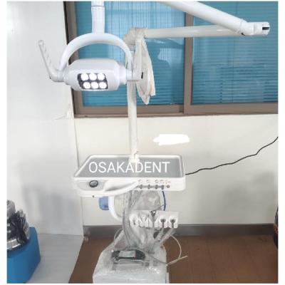 China Metal dental portable dental unit with led lamp and dental compressor for sale