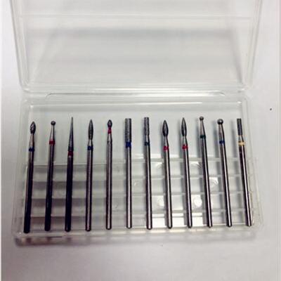 China Dental Hp Metal Diamond Burs Assorted Long For Straight Handpiece for sale