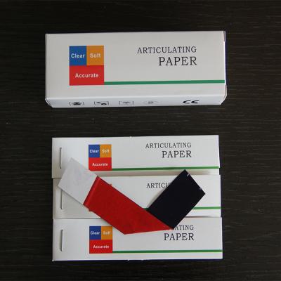 China dental articulation paper from paper to articulate for sale