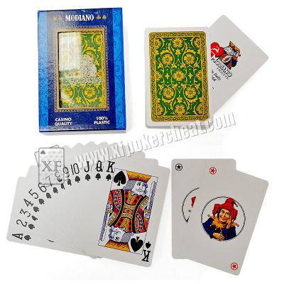 China Casino Italy Modiano Marked Poker Cards For IR Poker Scanner for sale