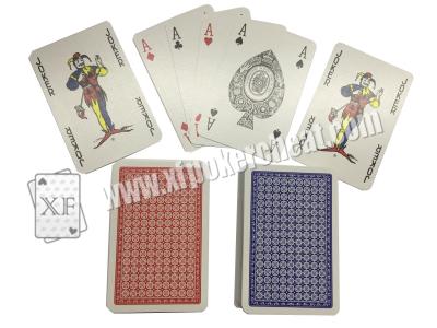 Chine Toolment de jeu NO.1 rouge/rétrécissent les cartes de jeu de papier de petit index de la taille 4 à vendre