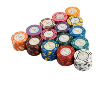 China 20PCS / Lot Poker Chips 14g Clay Coin Baccarat Texas Hold'em Poker Set for sale