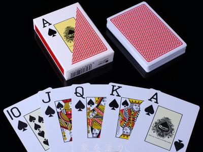 Cina Le carte da gioco invisibili di plastica di RUITEN/colore rosso hanno segnato le carte del poker in vendita