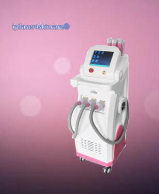 China Multifunctional machine with OPT+IPL+Nd yag laser+RF handpieces and Best price for clinic and salon for sale