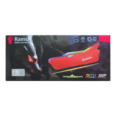 China 3 Years Warranty Ramsta Ram 8GB 16GB desktop Ram 3200MHz DDR4 Ram for PC for sale