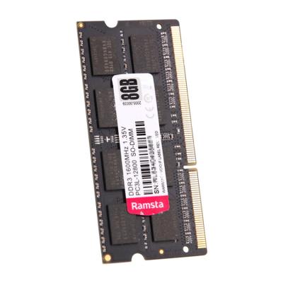 China Customized Black 1.5v/1.35v Ddr3 1600 4g 8g Laptop Ram for sale