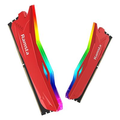 China Factory Direct Sale Cheap Red 1.35v Desktop Pc Computer Ddr4 3200 16g 8g Ram for sale