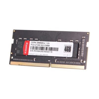 China OEM Laptop Ram manufacturer Memoria Ram ddr 4 4g memory sodimm 4gb ddr4 2666 mhz RAM for laptop PC4 21300 for sale