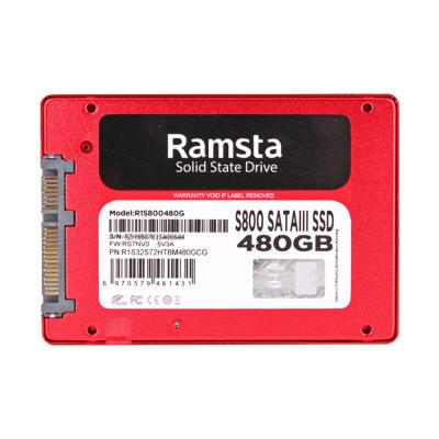 China Ramsta SSD 480GB hard disk 480 gb 2.5 inch ssd for laptop desktop ssd for sale