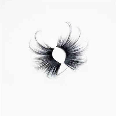 China 3D Short Real Mink Eyelashes Handmade Wholesale Luxury Private Labels Durable 70mm for sale