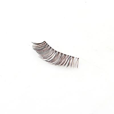 China Durable Customized Bundle Handmade Natural Eyelash Mink Eyelash Transparent Rod for sale